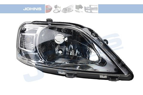 JOHNS 25 11 10-2 Headlight Right, H4, with indicator