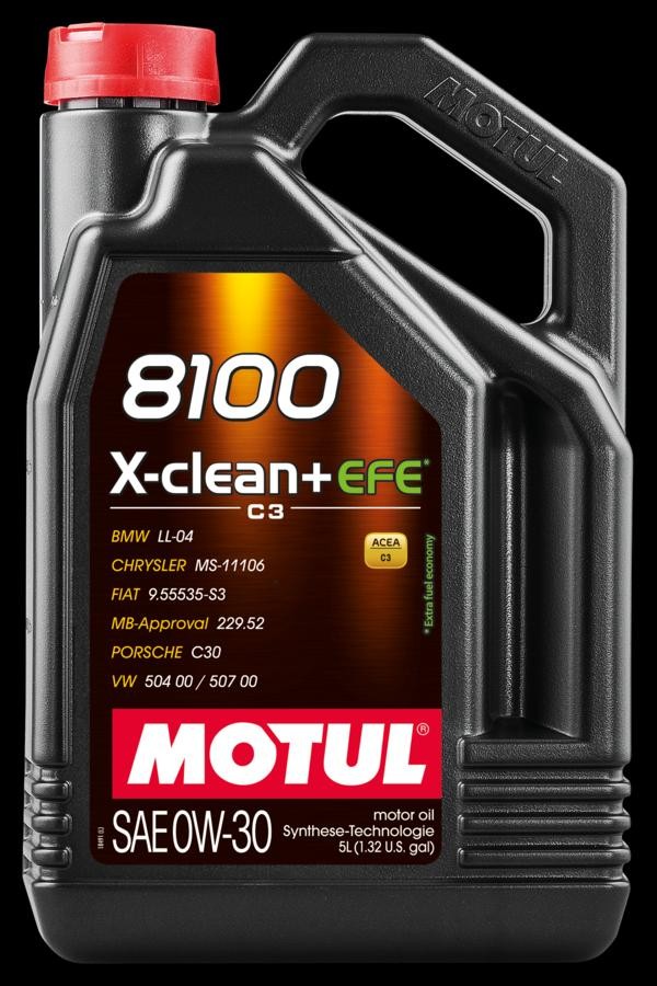 Motor oil MB 229.52 MOTUL - 111677 8100, X-CLEAN + EFE