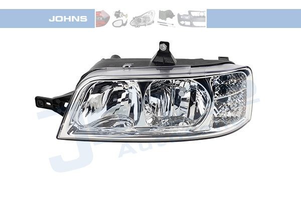 JOHNS 30 43 09 Headlight Left, H7, H1, with indicator, without motor for headlamp levelling