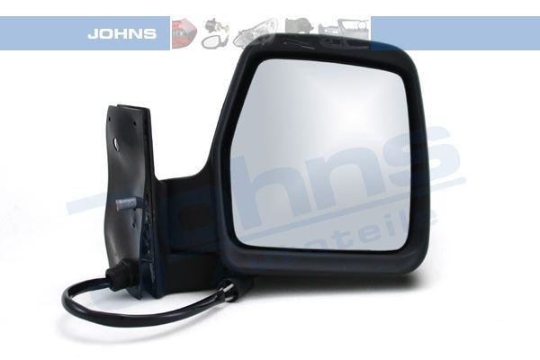 JOHNS Right, black, Convex, Control: cable pull Side mirror 30 81 38-1 buy