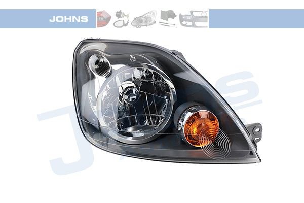 JOHNS 32 02 10-2 Headlight Right, H4, with indicator, with motor for headlamp levelling