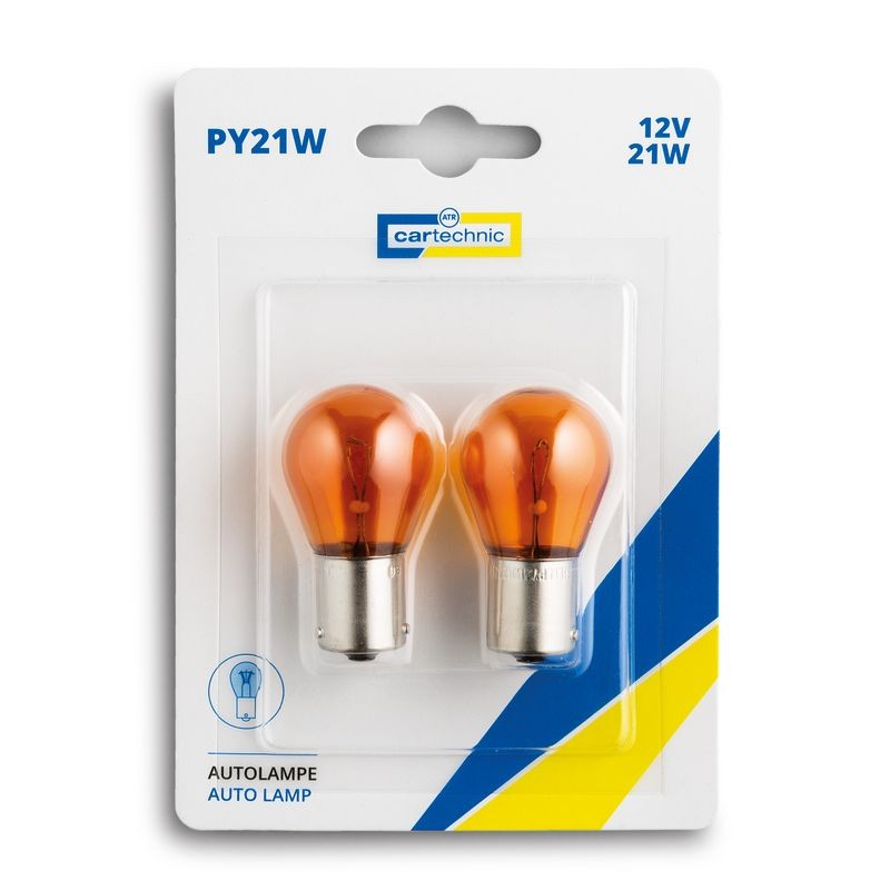40 27289 00600 0 CARTECHNIC Indicator bulb FORD USA Orange 12V 21W, PY21W, Bulb Technology