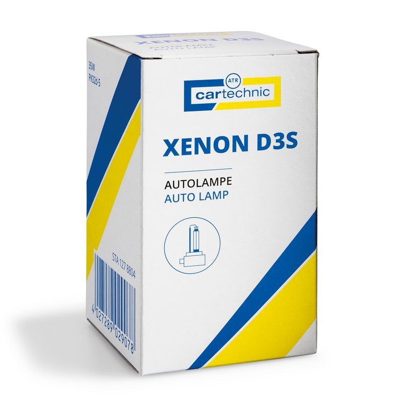 Headlight bulb CARTECHNIC XENON D3S D3S 35W PK32d-5, 4150K, Xenon - 40 27289 02907 8