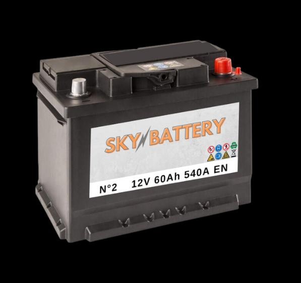 Batterie pour Polo 9N 1.4 16V 75 CH Essence 55 KW 2001 - 2008 BKY