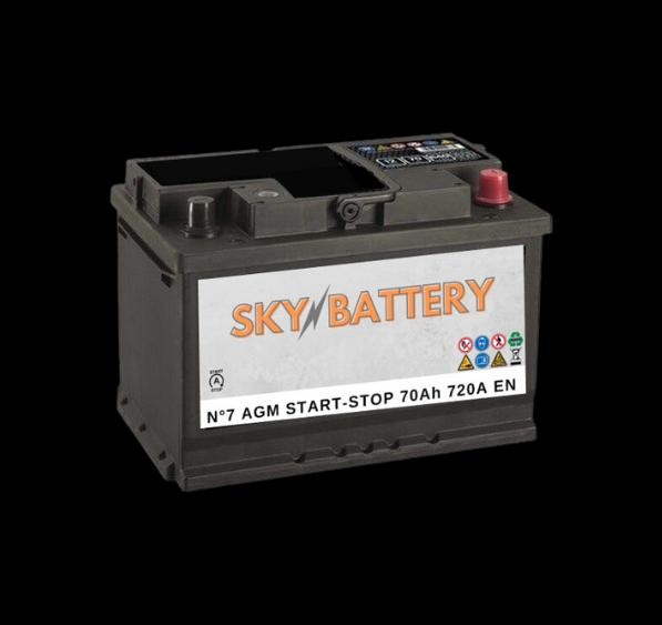 Acheter Batterie voiture d'origine Fiat 70AH 680A 12V Start & Stop