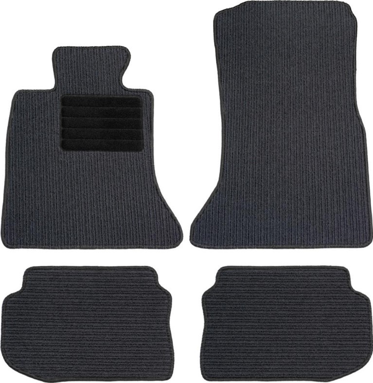 SCHOENEK CLASSIC 2.61031.4 Floor mats Textile, Front and Rear, Quantity: 4, black, Tailored