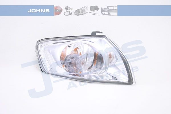 45 17 20-2 JOHNS Side indicators MAZDA Crystal clear, Right Front, with bulb holder