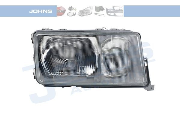 JOHNS 50 01 10 Headlight Right, H4, H3, with front fog light
