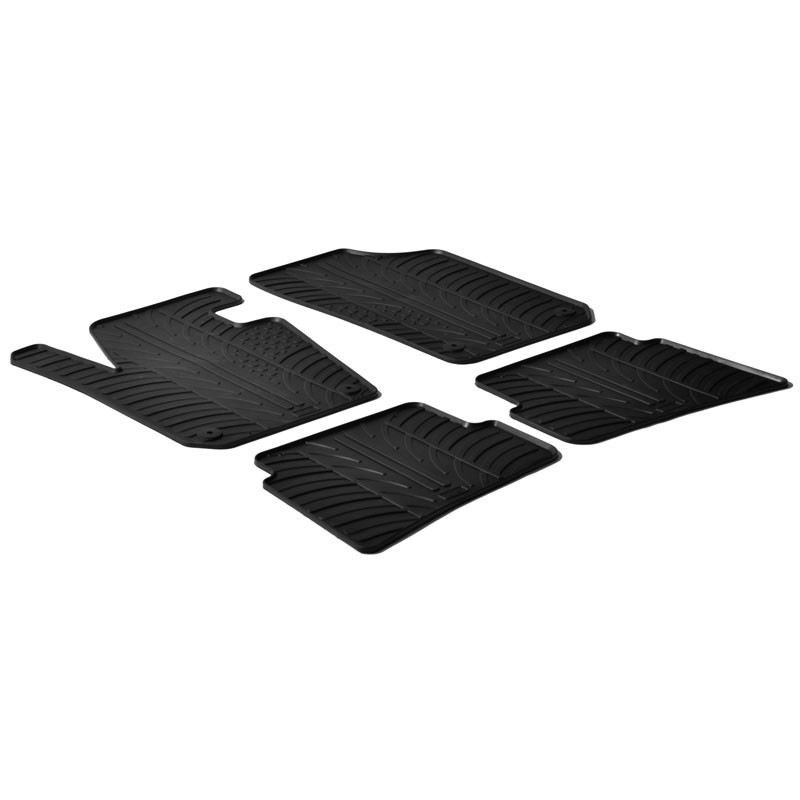 SCHÖNEK Veloursmatten Textilmatten Fußmatten SEAT IBIZA 4 (6J 6P