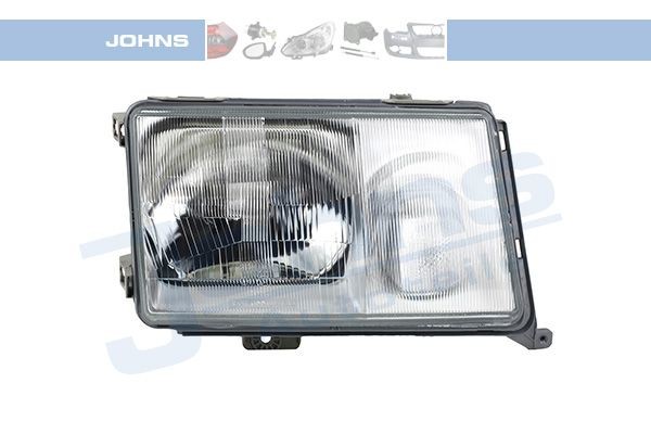 JOHNS 50 14 10-2 Headlight Right, H4, H3, with front fog light