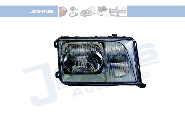 JOHNS 50 14 10-4 Headlight Right, H4, H3, with front fog light