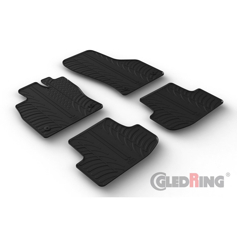 Gledring Tailored car mats rubber and textile A3 Sportback (8YA) new 0707