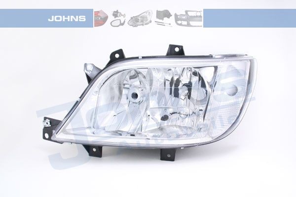 JOHNS 50 63 09-6 Headlight Left, H7, H3, with indicator, without front fog light, without motor for headlamp levelling