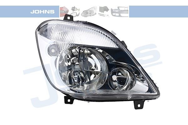 JOHNS 50 64 10 Headlight Right, H7/H7, without front fog light