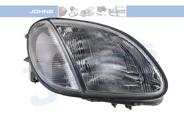JOHNS 50 70 10 Headlight Right, H7/H7, white, with indicator