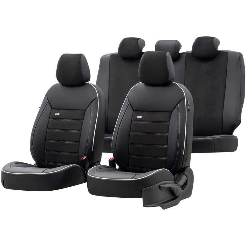 Auto sitzbezüge Leder Universal Set für Citroen Ds4 C4 Cactus Ds5