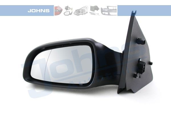 JOHNS Left, black, for electric mirror adjustment, Aspherical, Heatable Side mirror 55 09 37-21 buy