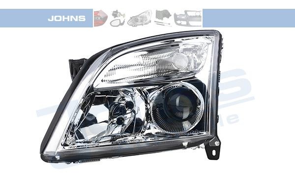 JOHNS 55 16 09 Headlight Left, H7/H7, with indicator, without motor for headlamp levelling