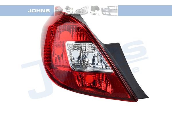 JOHNS 55 57 87-15 Rear light Left, red, without bulb holder