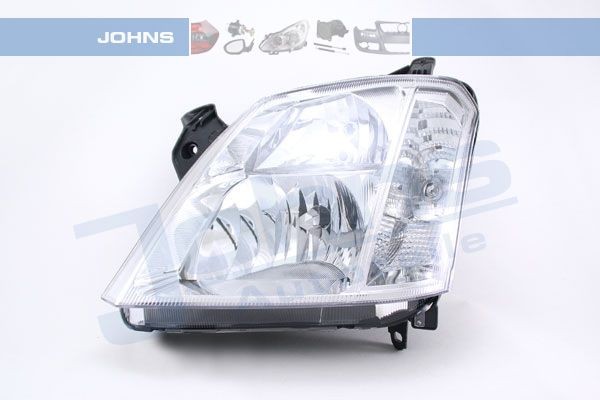 JOHNS 55 65 09 Headlight Left, H7, H1, with indicator, without motor for headlamp levelling