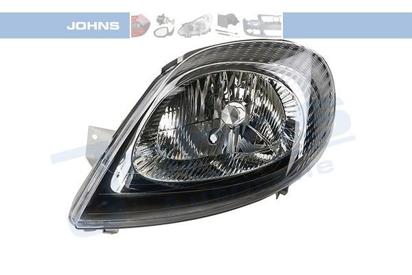 JOHNS 55 81 09 Headlight Left, H4, without motor for headlamp levelling