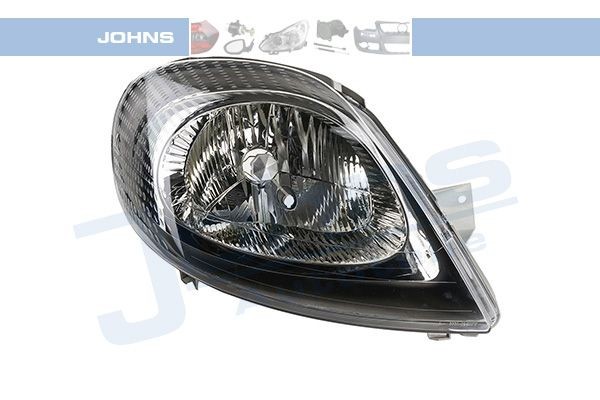 JOHNS 55 81 10 Headlight Right, H4, without motor for headlamp levelling