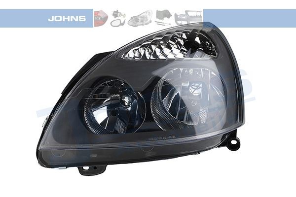 JOHNS 60 08 09-5 Headlight Left, H7, H1, with indicator, without motor for headlamp levelling