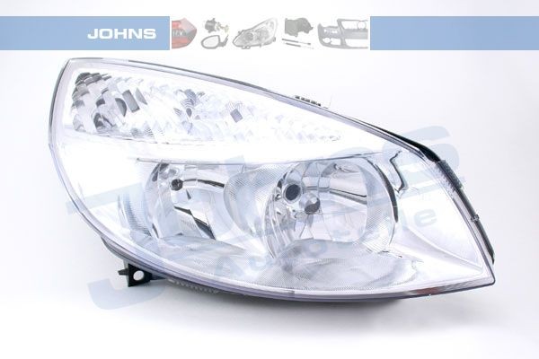 JOHNS 60 32 10 Headlight Right, H7, H1, without motor for headlamp levelling