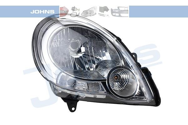 JOHNS 60 62 10 Headlight Right, H4, without motor for headlamp levelling