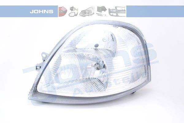 JOHNS 60 91 09-2 Headlight Left, H7, H1, with motor for headlamp levelling