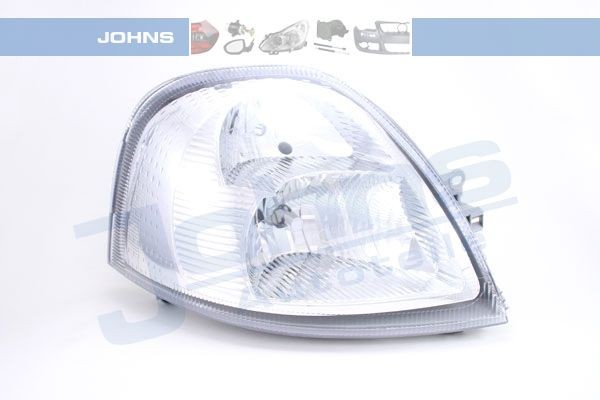 JOHNS 60 91 10-2 Headlight Right, H7, H1, with motor for headlamp levelling