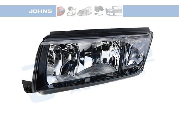 JOHNS 71 01 09-2 Headlight Left, H7, H3, with indicator, without motor for headlamp levelling