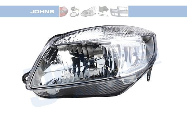 JOHNS 71 02 09 Headlight Left, H4, with indicator, with motor for headlamp levelling