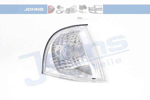71 20 20-4 JOHNS Side indicators SKODA Crystal clear, Right Front, without bulb holder
