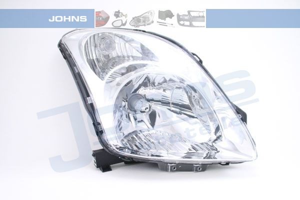 JOHNS 74 14 10 Headlight Right, H4, without motor for headlamp levelling