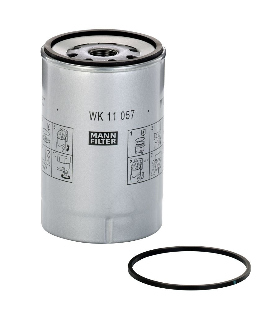 MANN-FILTER Anschraubfilter, mit Dichtung Höhe: 159mm Kraftstofffilter WK 11 057 z kaufen