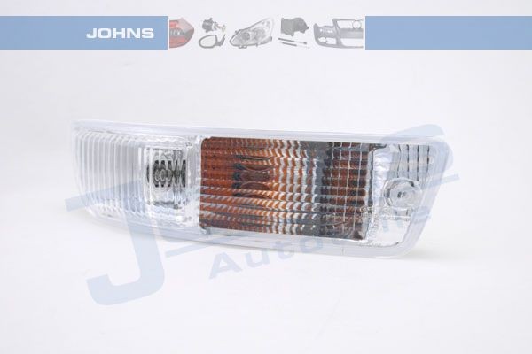 81 41 20-2 JOHNS Side indicators TOYOTA white, Right Front, with bulb holder, with outline marker light