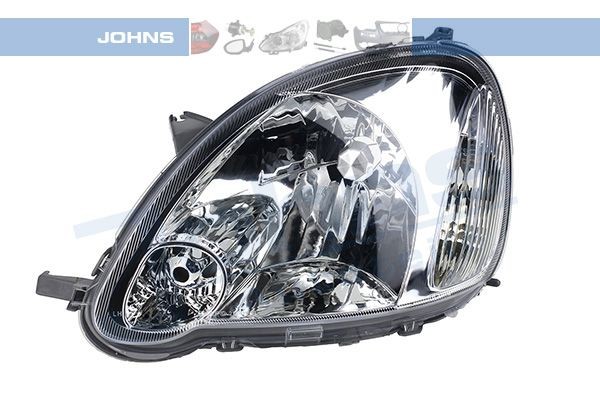 JOHNS 81 55 09-2 Headlight Left, H4, with indicator, without motor for headlamp levelling