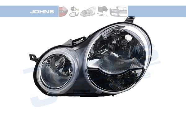 JOHNS 95 26 09-2 Headlight Left, H7, H1, with indicator, with motor for headlamp levelling