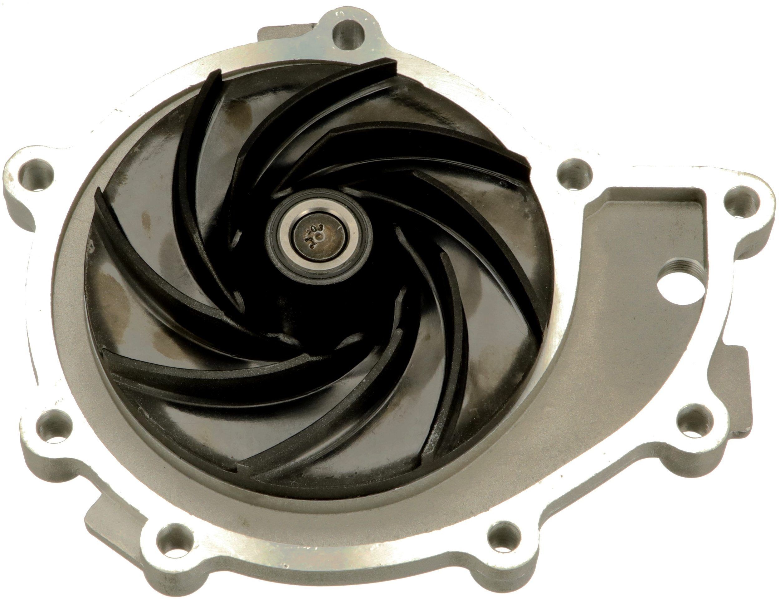 GATES 7702-15067 Water pump Metal, without belt pulley, for v-ribbed belt pulley, with gaskets/seals
