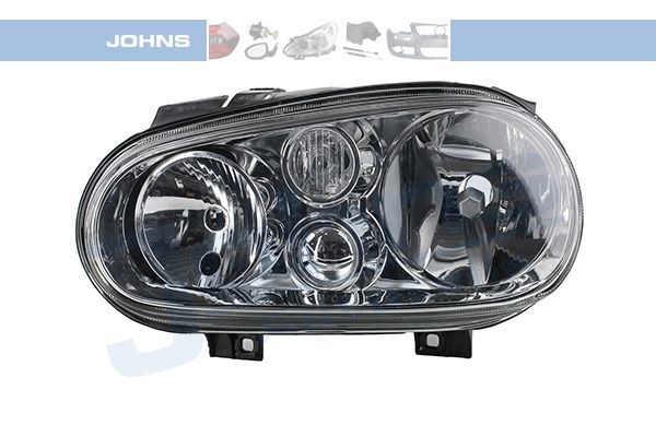 JOHNS 95 39 09 Headlight Left, H7, H1, with indicator, with high beam, without motor for headlamp levelling