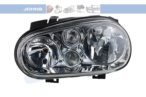 JOHNS 95 39 09-2 Headlight Left, H7, H1, H3, with indicator, with high beam, with front fog light, without motor for headlamp levelling