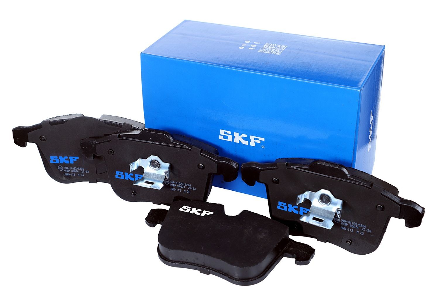 23404 SKF prepared for wear indicator Height 1: 72,6mm, Height 2: 77,5mm, Thickness: 20,3mm Brake pads VKBP 80674 buy