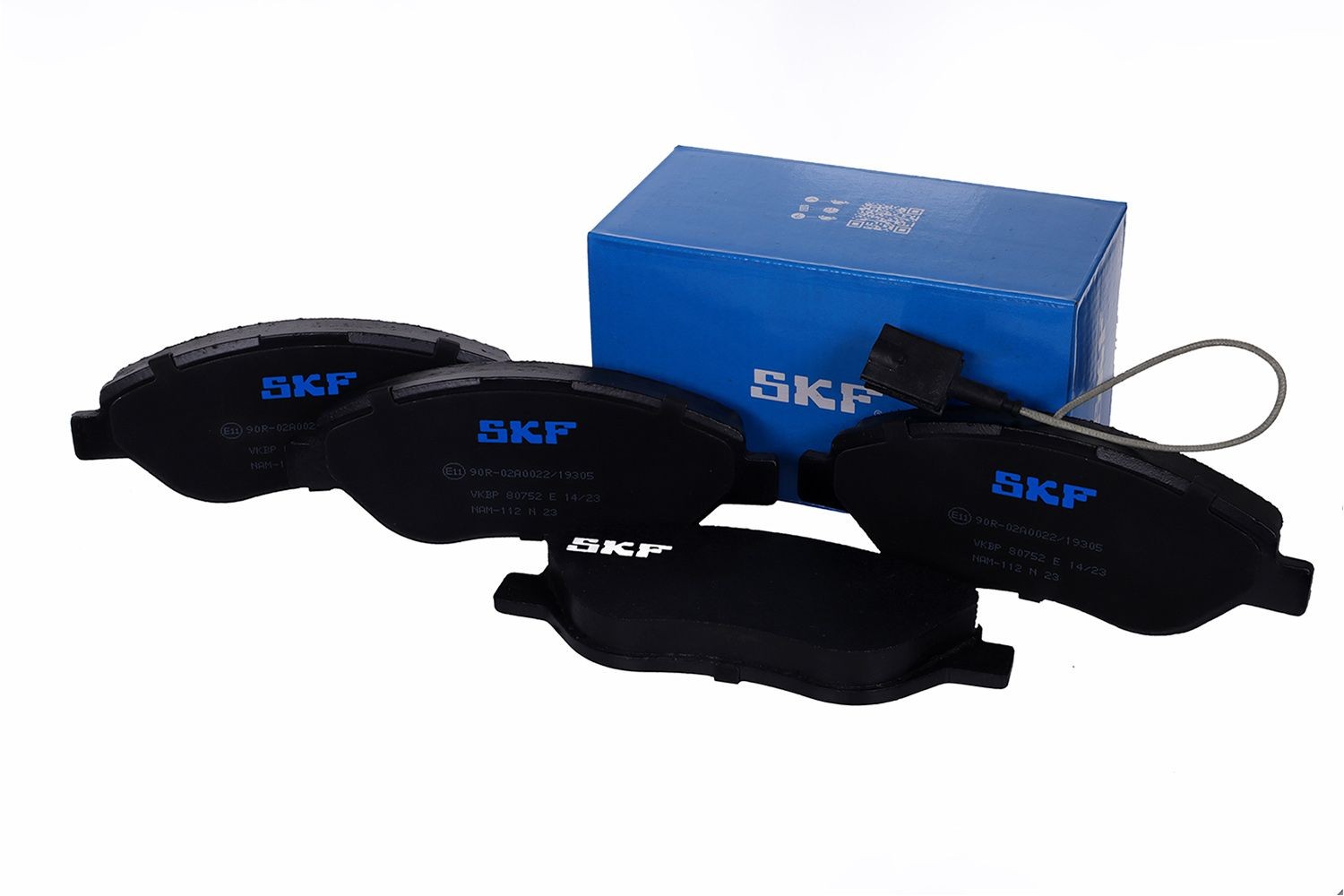 23711 SKF incl. wear warning contact Height: 57,5mm, Thickness: 19mm Brake pads VKBP 80752 E buy