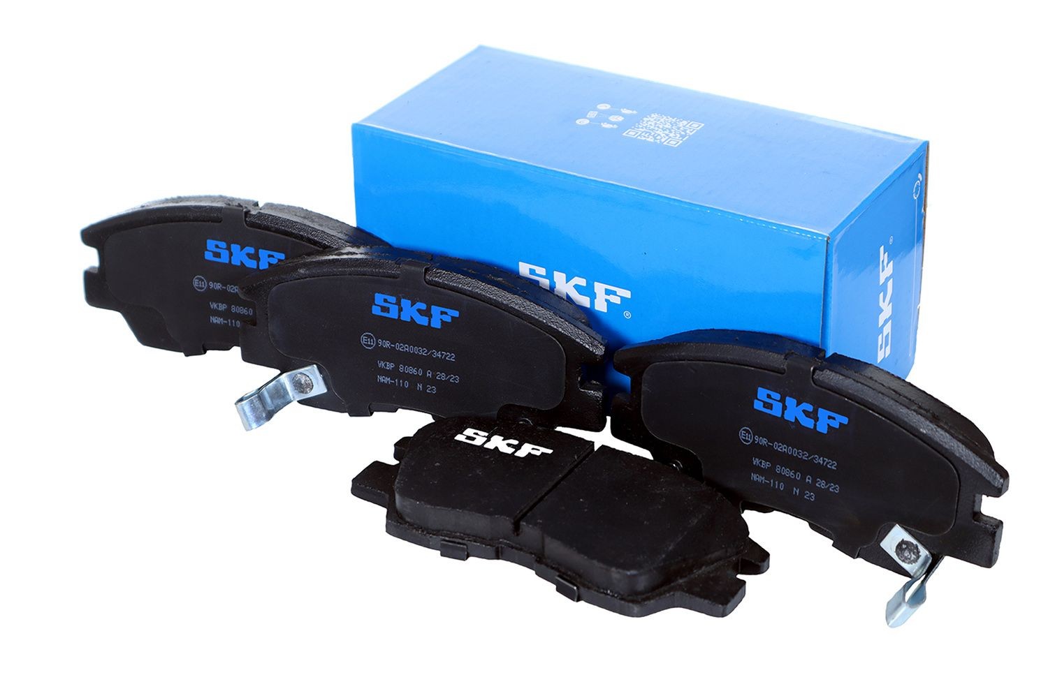 21373 SKF with acoustic wear warning Height: 56,5mm, Thickness: 16,4mm Brake pads VKBP 80860 A buy
