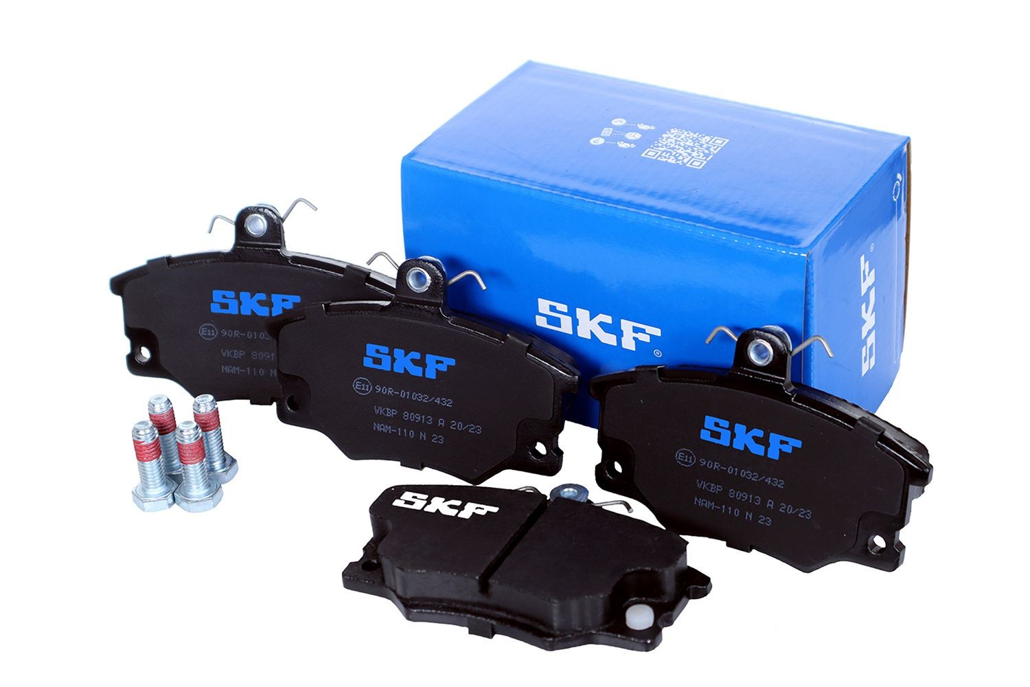 20833 SKF VKBP80913A Brake pad set 4434879