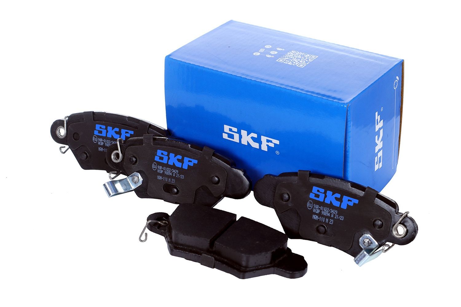 23258 SKF with acoustic wear warning Height: 42,7mm, Thickness 1: 16mm, Thickness 2: 17mm, Thickness: 16mm Brake pads VKBP 90894 A buy