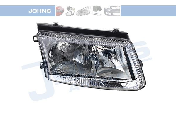 JOHNS 95 48 10-2 Headlight Right, H7, H4, FF, with front fog light, without motor for headlamp levelling