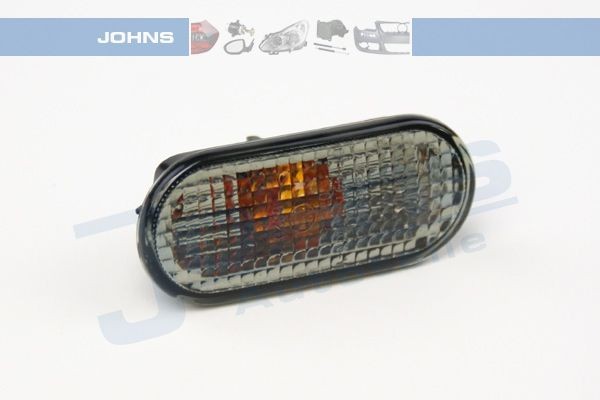 JOHNS 95 48 21-4 Side indicator Smoke Grey, both sides, lateral installation, without bulb holder, 'COLOUR LINE', oval