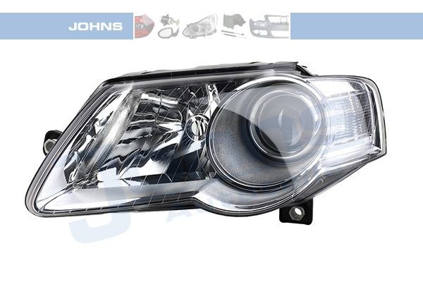 JOHNS 95 50 09 Headlight Left, H7/H7, FF, with motor for headlamp levelling